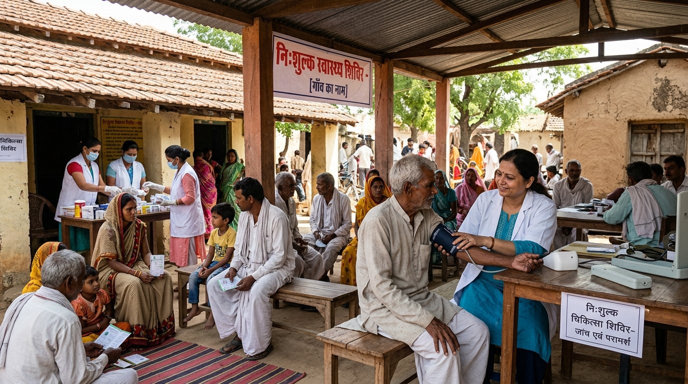 Free Medical Camp in Rural India